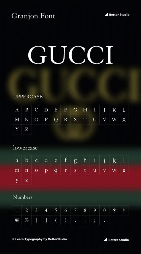 gucci font